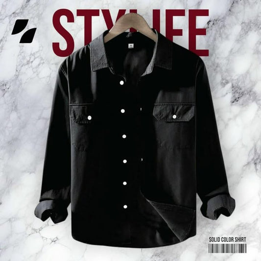 Full Sleeve Double Pocket Premium Shirt