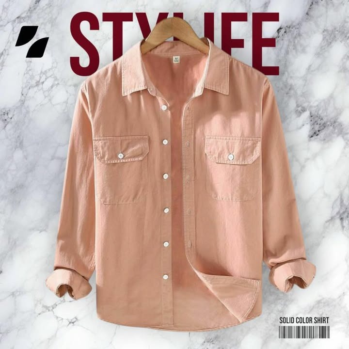 Full Sleeve Double Pocket Premium Shirt