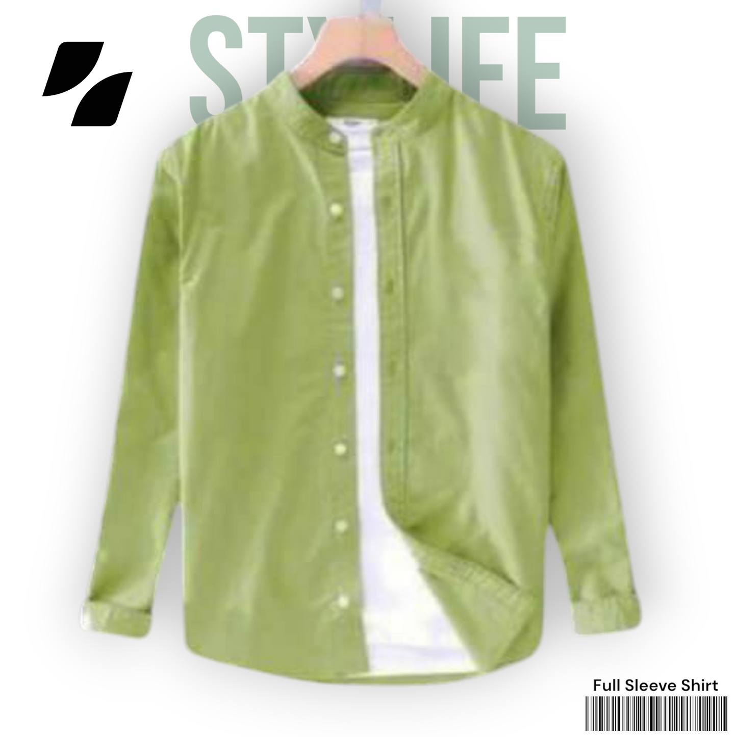 Green Mist Color - Full Sleeve Shirt