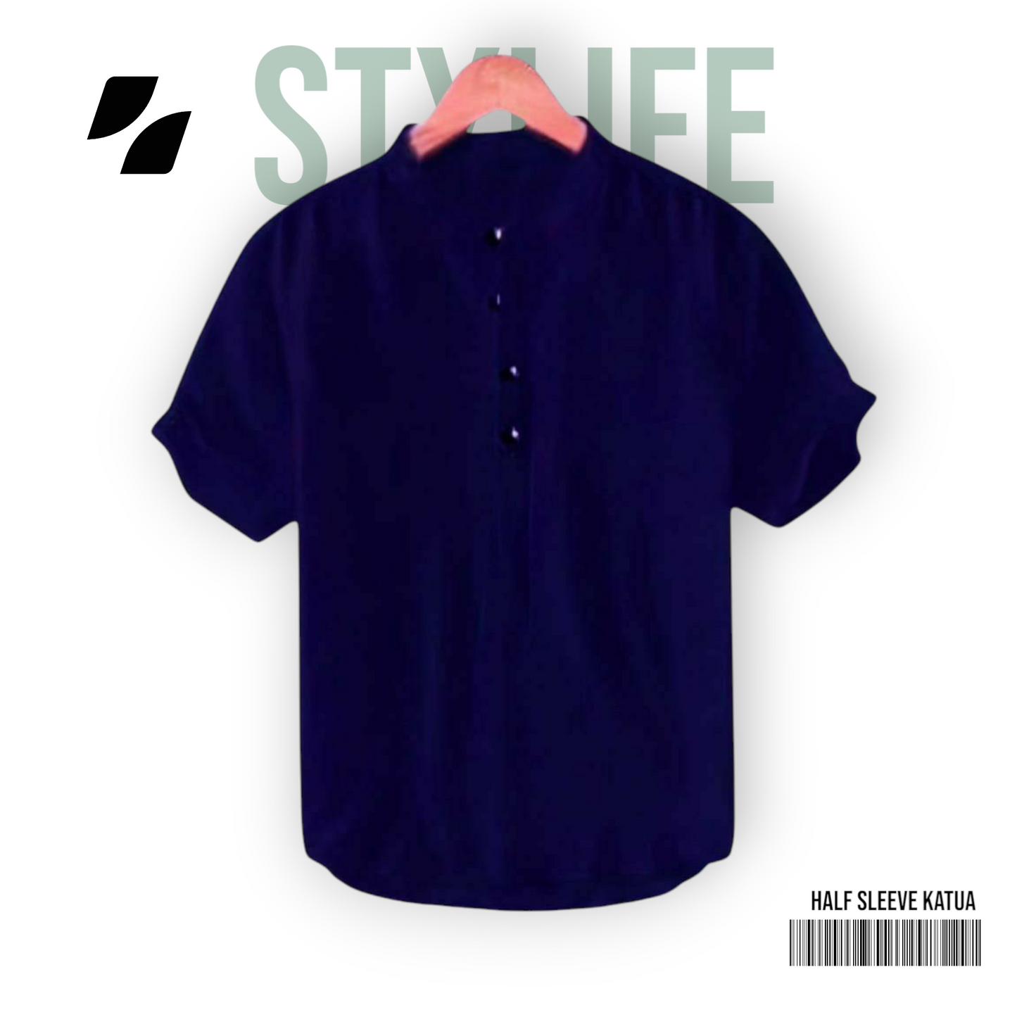 Blue Color - Half Sleeve Katua