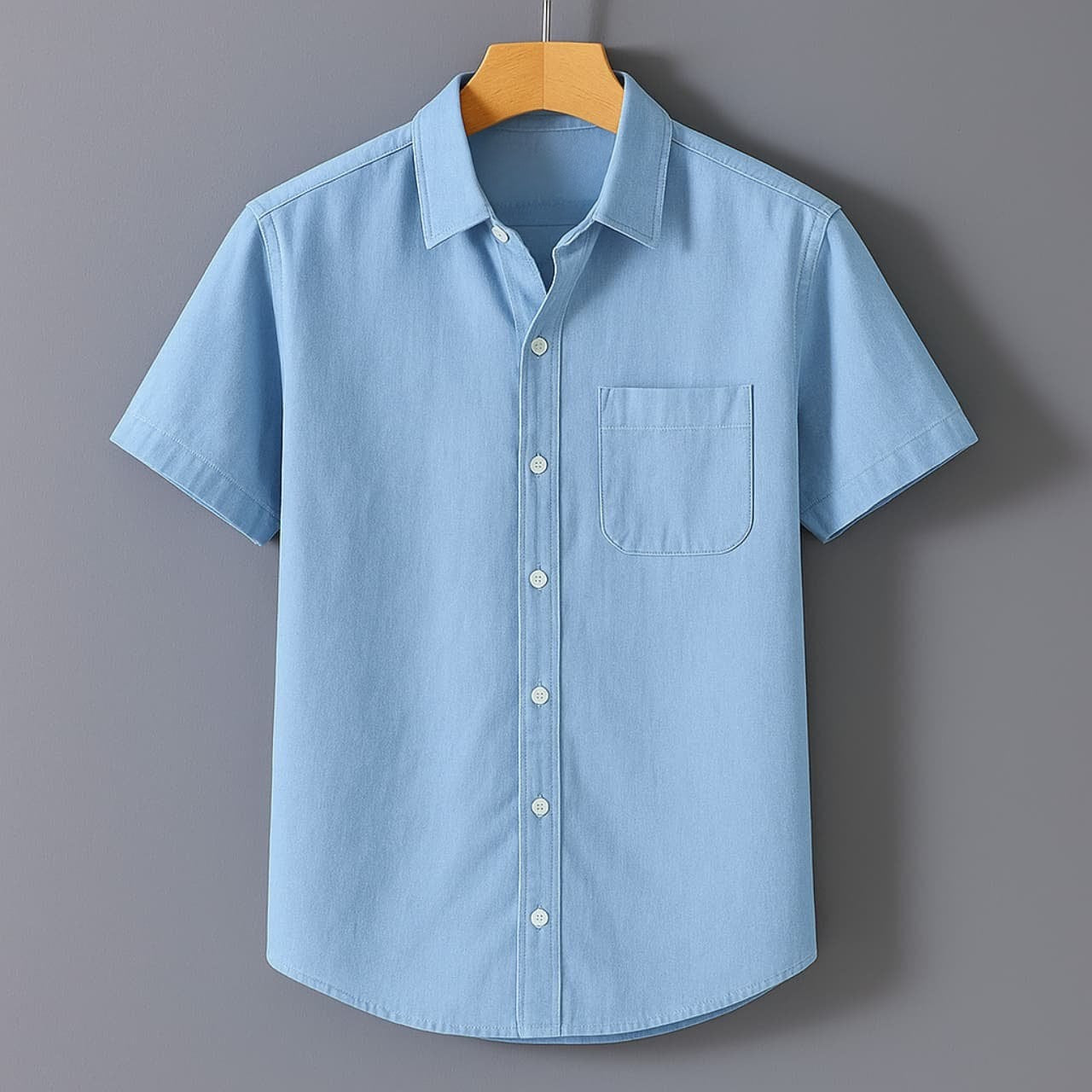 Sky blue Color Half Sleeve Shirt