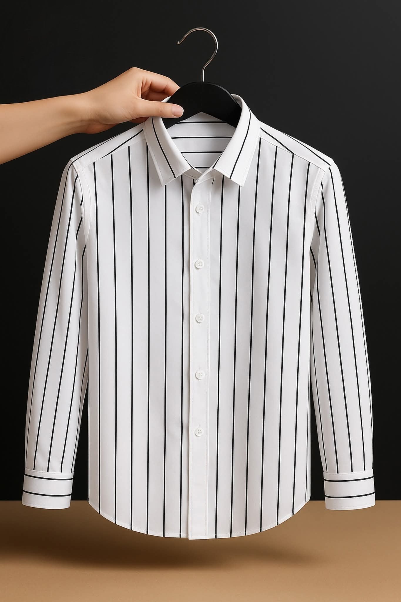 Old Money Full Sleeve Shirt - White