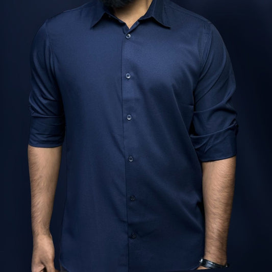 Micro Stitch Shirt - Blue