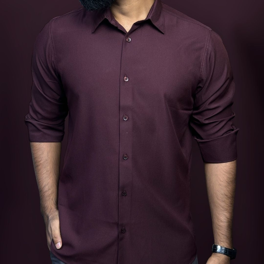 Micro Stitch Shirt - Purple