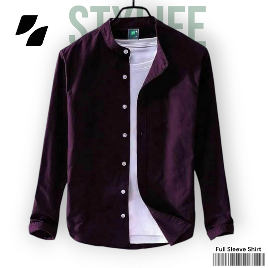 Purple Color - Full Sleeve Shirt
