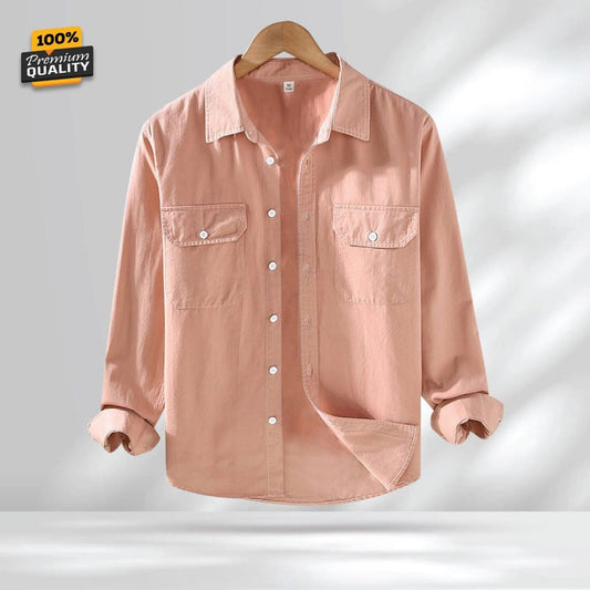 Full Sleeve Double Pocket Premium Shirt