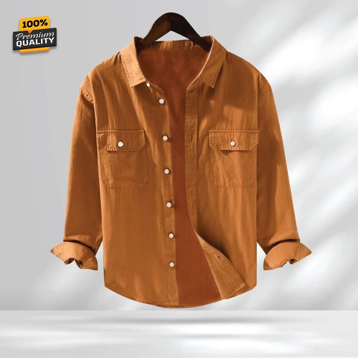 Full Sleeve Double Pocket Premium Shirt