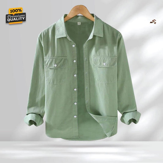Full Sleeve Double Pocket Premium Shirt