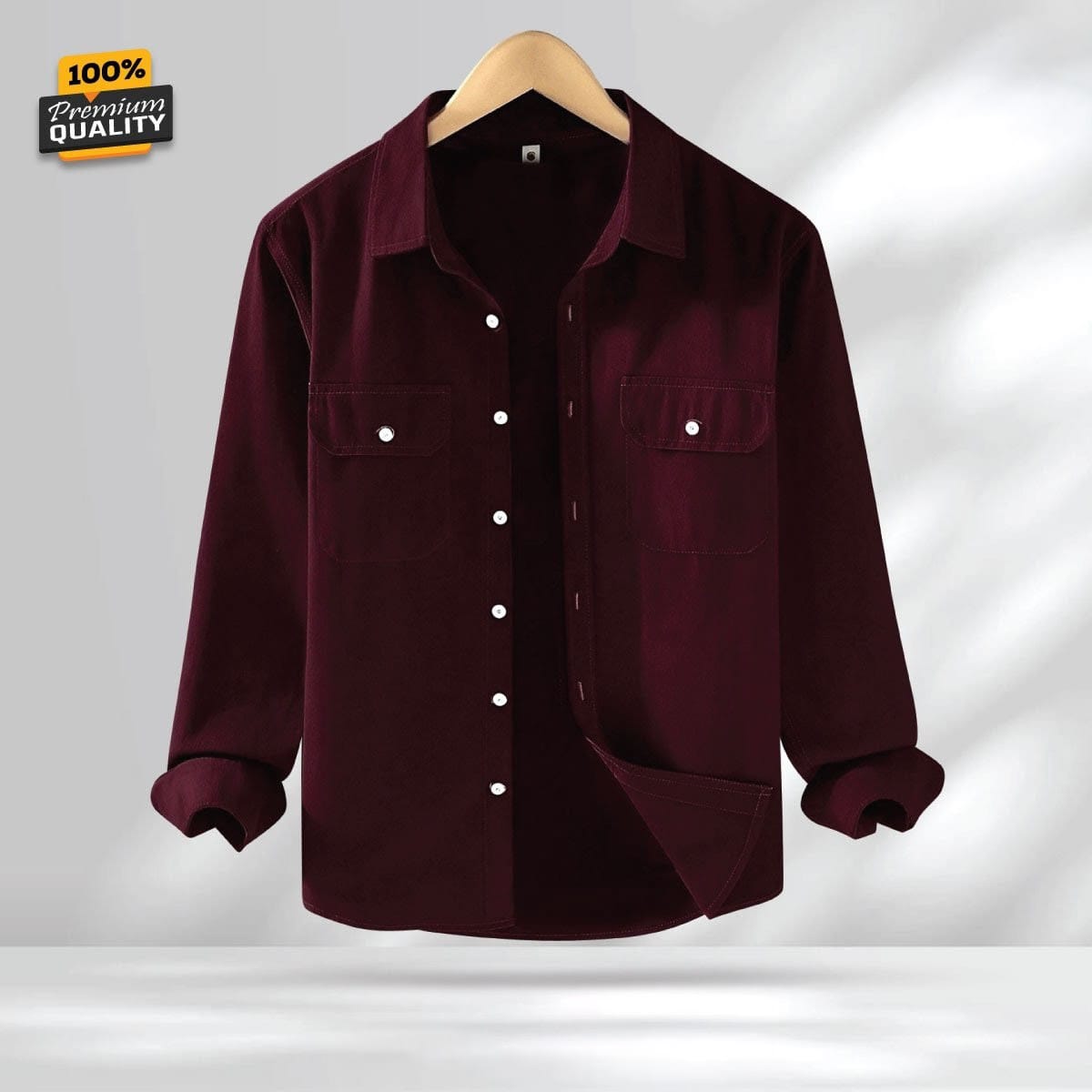 Full Sleeve Double Pocket Premium Shirt