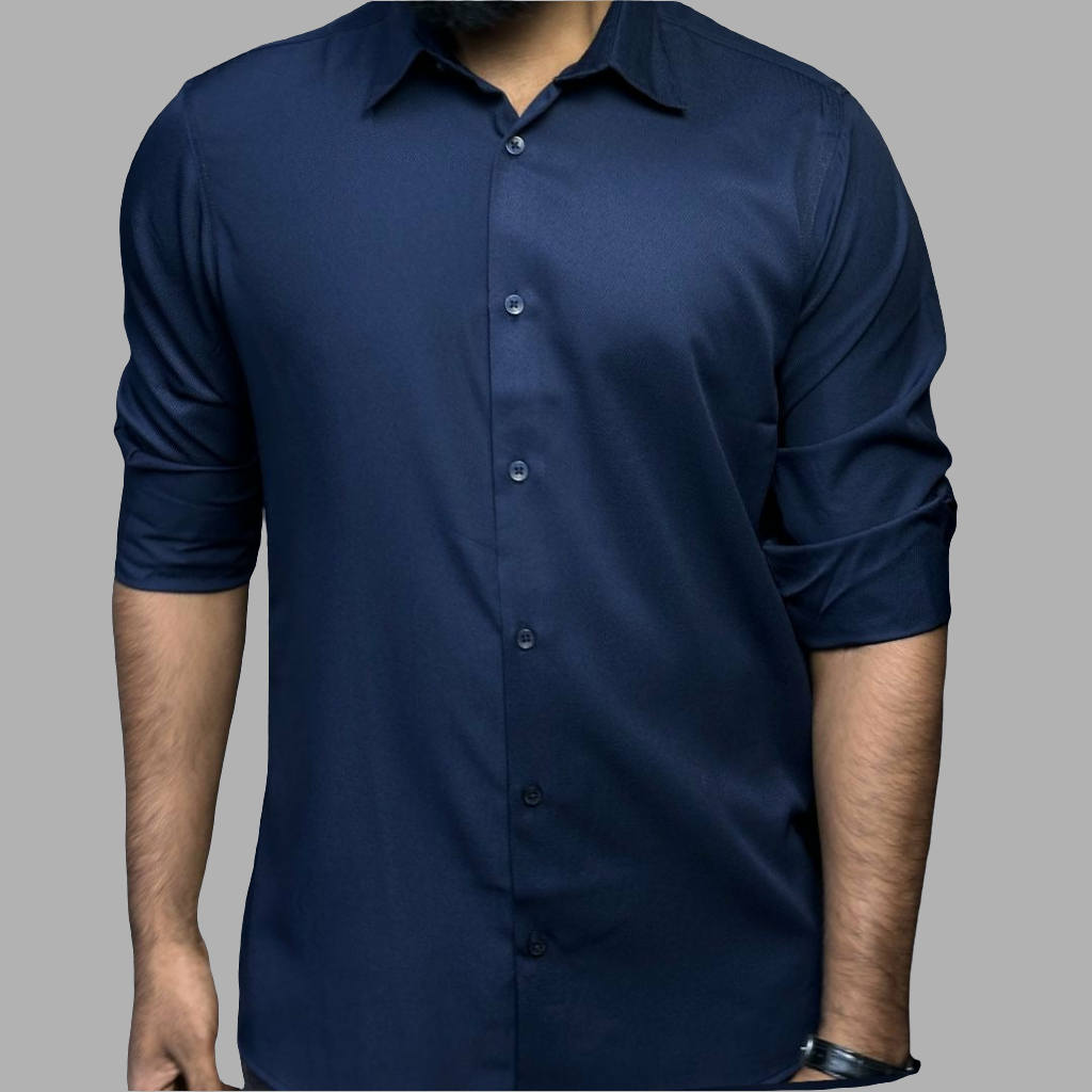 Micro Stitch Shirt - Blue