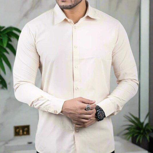 Spandex Shirt -  Off White Color