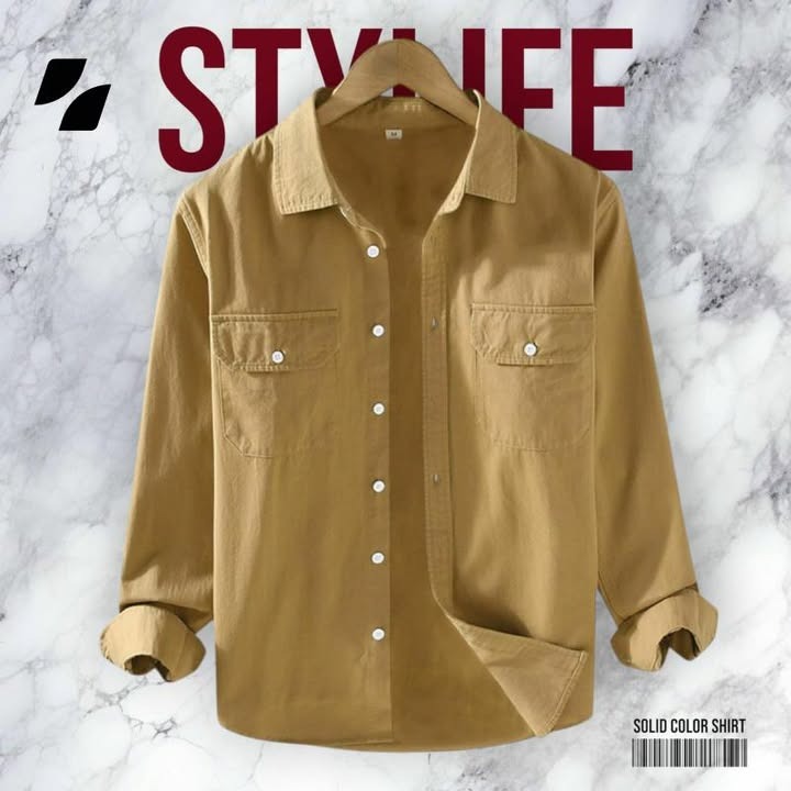 Full Sleeve Double Pocket Premium Shirt