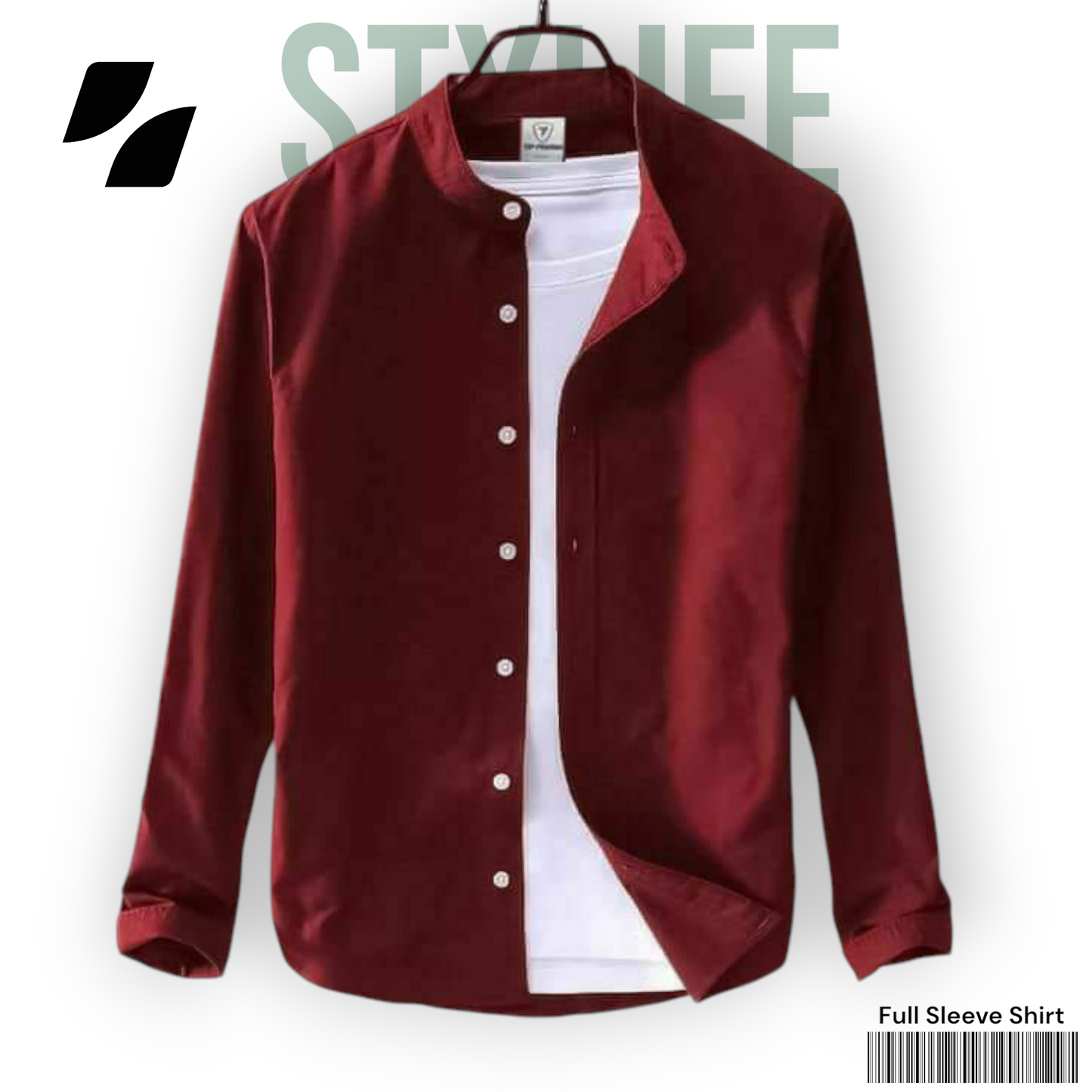 Red Color - Full Sleeve Shirt