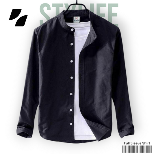 Black Color - Full Sleeve Shirt