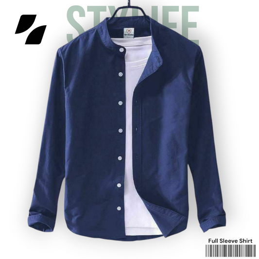 Navy Blue Color - Full Sleeve Shirt